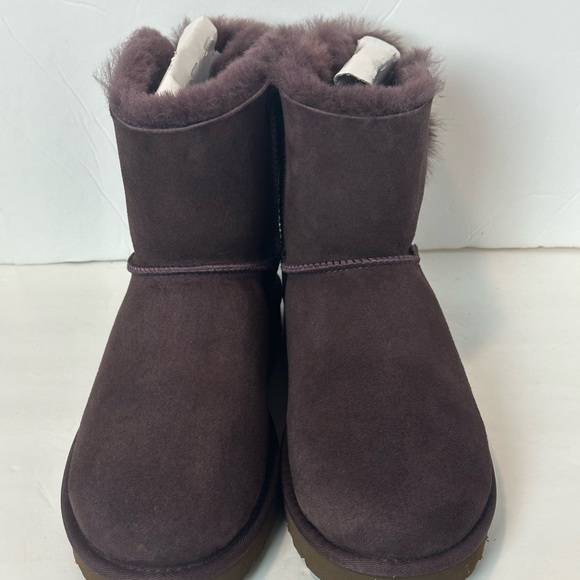 NWOT UGG classic mini puff crystal bow boots - Picture 6 of 16